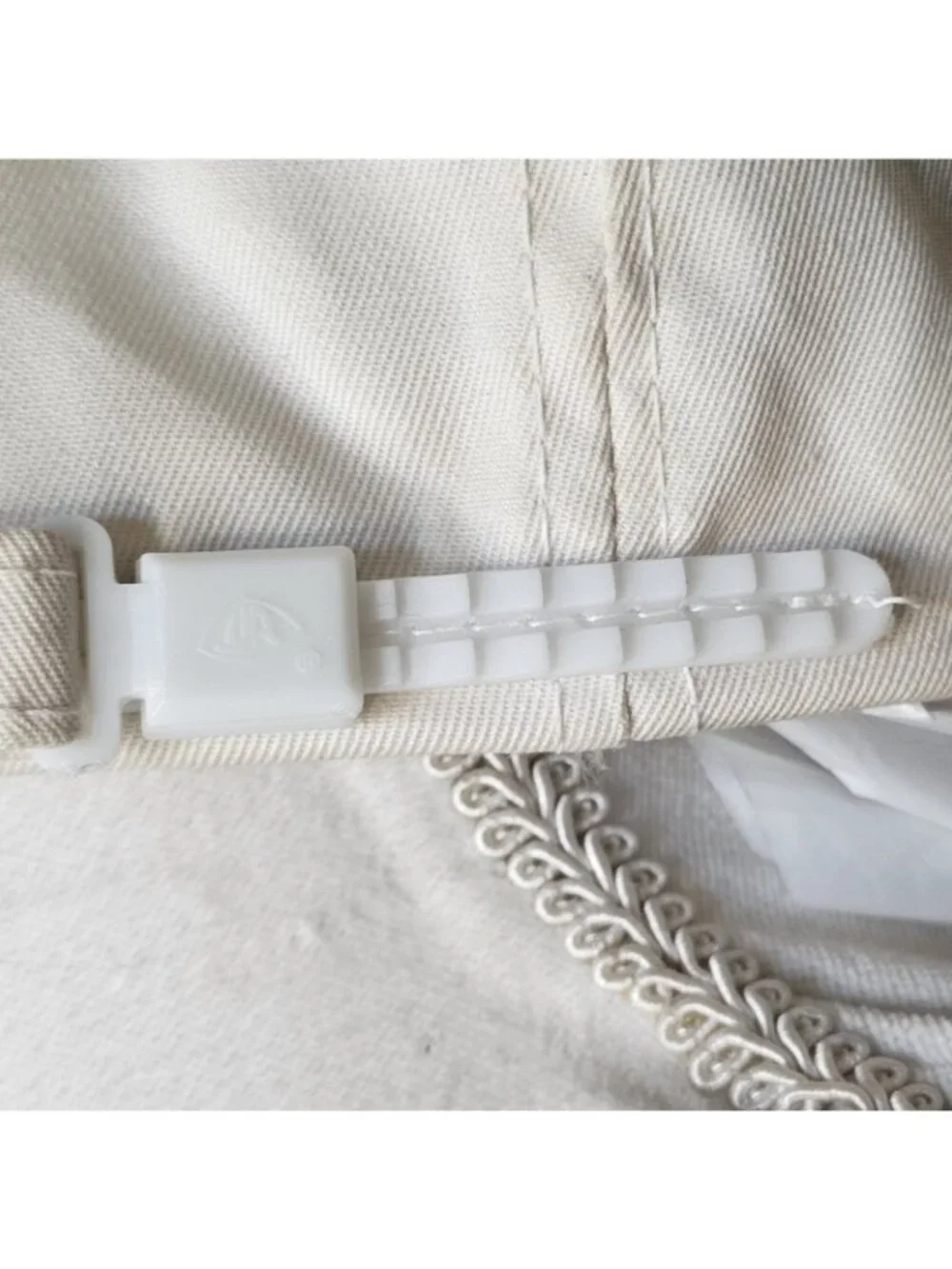 VTG‎ John Deere Ball Rope Hat Cap Adjustable Slide Cursive White 80s Youngan